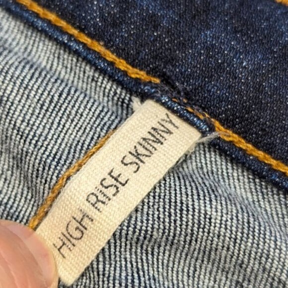 rag & bone high rise skinny jeans - Picture 6 of 7